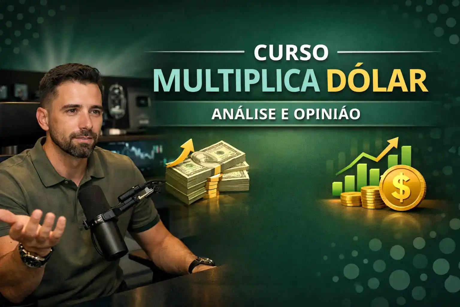 Análise do curso Multiplica Dólar Caio Calderaro para afiliados.